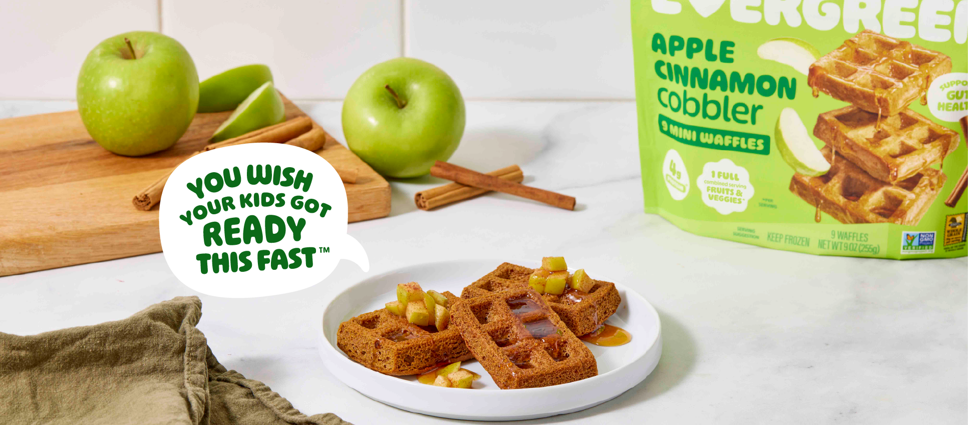 Evergreen Waffles & Sammies  Homemade Taste Without the Hassle – Eat  Evergreen Inc