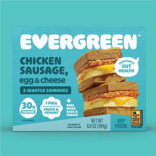 Chicken Sausage, Egg & Cheese Waffle Sammies (5 Boxes)